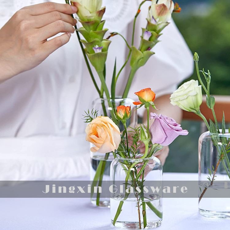 Dekorativa glascylindervaser